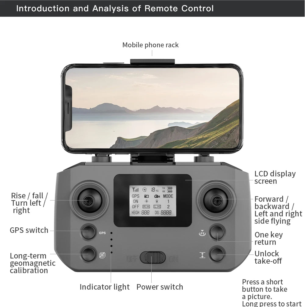 L600 PRO GPS-Drohne, professionelle 4K HD Dual-Kamera 360° °   Hindernisvermeidung Bürstenloser Motor 5G WIFI FPV RC Quadcopter Spielzeug Eders