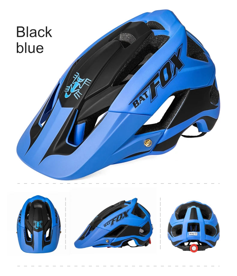 BATFOX MTB Helm Radfahren Herren Fahrradhelm Casco Bicicleta Ultralight Racing Speedframe Mountain Road Fahrradhelme