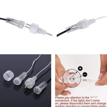 30 cm/50 cm Wasserdichte Meteorschauer Regen 8 Röhre LED Lichterketten Für Outdoor Urlaub Weihnachten Dekoration Baum EU/US/AU/UK Stecker