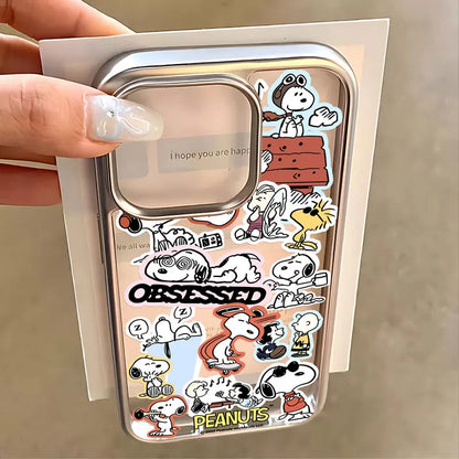 Cartoon Luxus S-Snoopies Heißer Telefon Fall Für IPhone 17 16 15 14 13 12 11 Pro Max 17 Air X XR XSMAX 16E 8 7 Plus Anti Fall Abdeckung