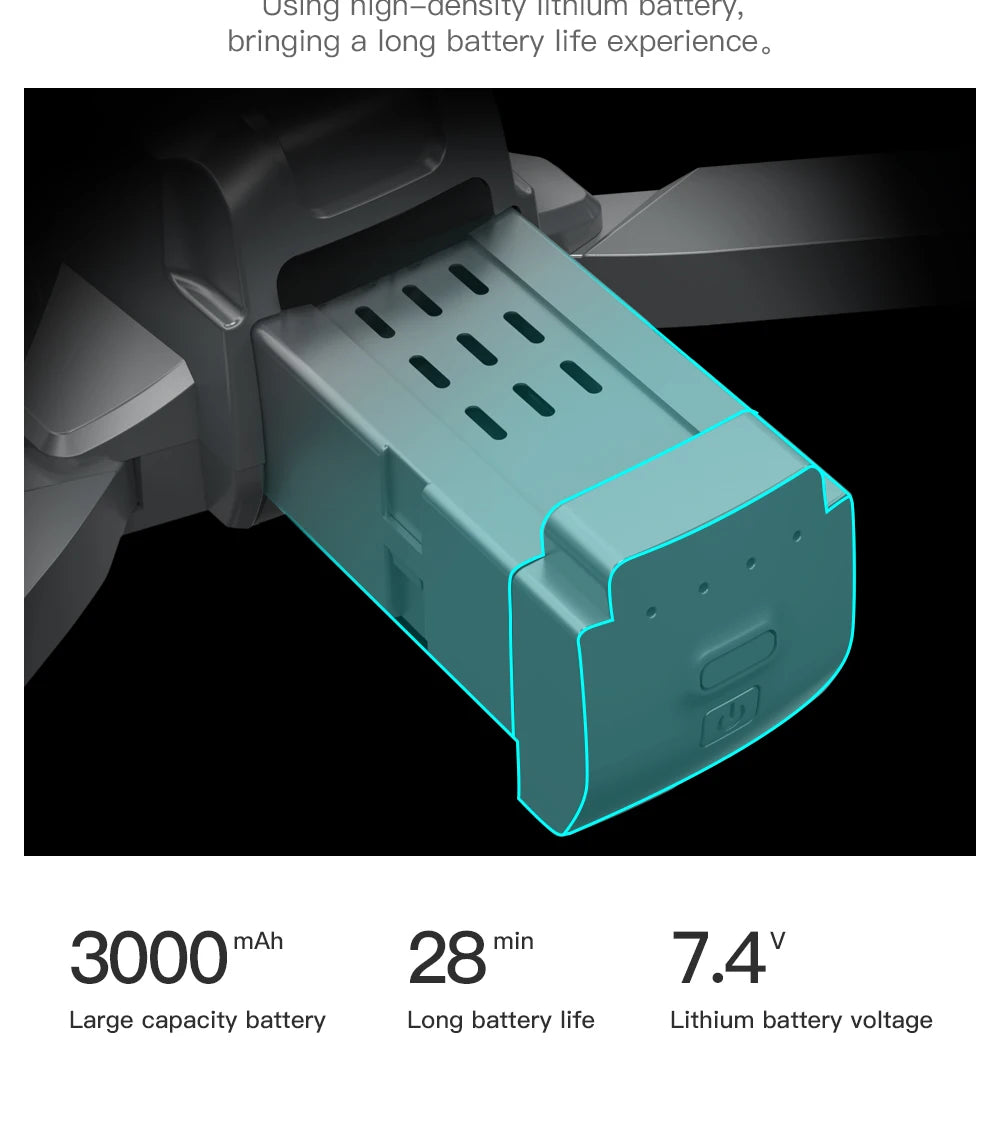 L600 PRO GPS-Drohne, professionelle 4K HD Dual-Kamera 360° °   Hindernisvermeidung Bürstenloser Motor 5G WIFI FPV RC Quadcopter Spielzeug Eders