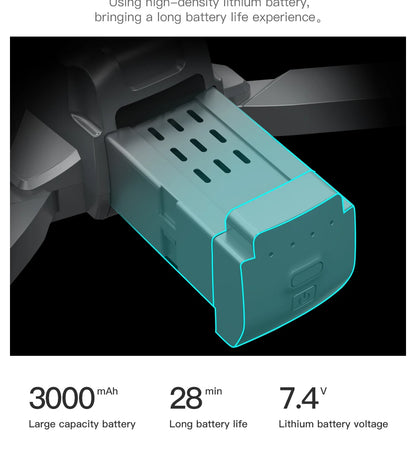 L600 PRO GPS-Drohne, professionelle 4K HD Dual-Kamera 360° °   Hindernisvermeidung Bürstenloser Motor 5G WIFI FPV RC Quadcopter Spielzeug Eders