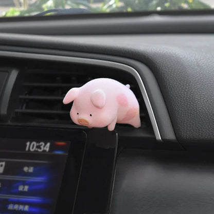 Desktop Decor Nette Lustige Spielzeug Ornament Anime Puppe Schwein Auto Dekoration Glück Piggy Hängen Auto Anhänger Rosa Pigger Ornament