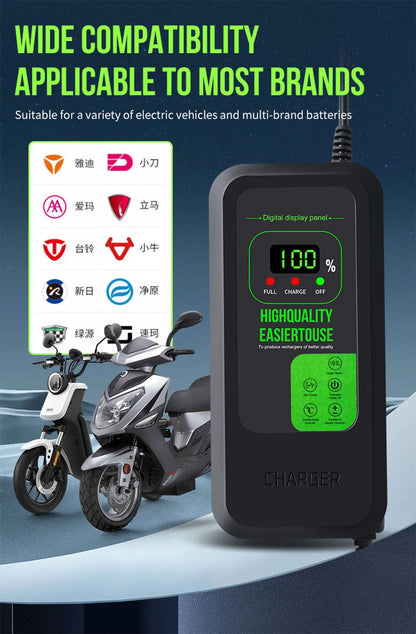 Ladegerät, 60v 20ah Batterie ladegerät für Roller Elektro fahrräder E-Bike