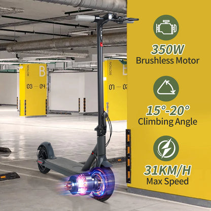 ES80/M365 X1 Elektroroller 36V 10,5Ah 500W Motor 35KM große Reichweite 31KM/H 8,5 Zoll Vollreifen faltbar Smart APP EScooter