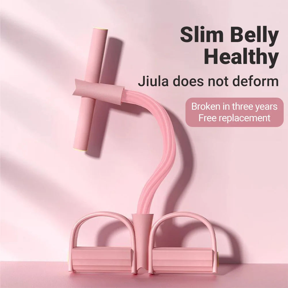 6-Röhren-Widerstandsband, multifunktionales Spannseil, Fitnessbänder, 6-Röhren-elastischer Yoga-Pedalzieher für Sportübungen im Fitnessstudio