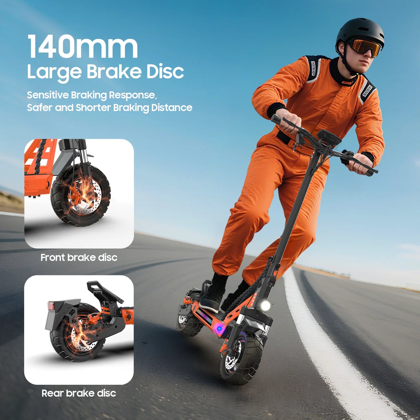 TOFUN TF3 Elektroroller 1000W Motor 48V13Ah Batterie Erwachsene Sport Road Mountain E-Scooter 10 Zoll Reifen Schnee Faltbarer EScooter