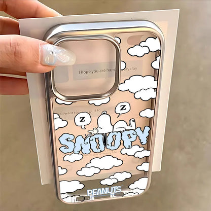 Cartoon Luxus S-Snoopies Heißer Telefon Fall Für IPhone 17 16 15 14 13 12 11 Pro Max 17 Air X XR XSMAX 16E 8 7 Plus Anti Fall Abdeckung