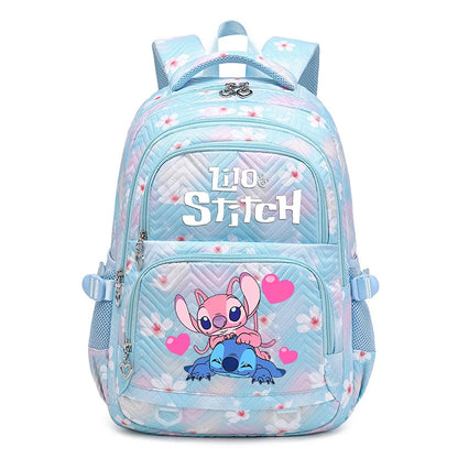 Lilo Stitch Wasserdichter Rucksack mit großem Fassungsvermögen für Damen und Mädchen, Tagesrucksack, leichte Schultasche, lässiger Reiserucksack