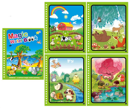 NEUE Kinder Magische Wasser Zeichnung Bücher Malbücher Malerei Spielzeug für Kinder Geburtstag Weihnachten Neujahr Geschenk für Jungen und Mädchen