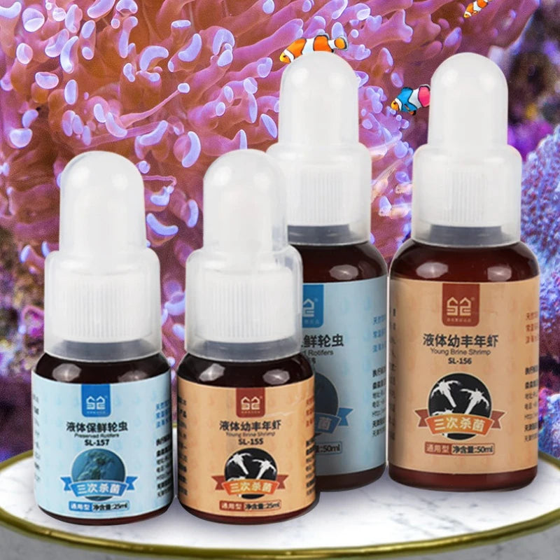 Sunsun Baby Fish Starter Food – geschraffte Salzlake-Garnelen zum Braten – Aquatisches, proteinreiches Mikropulver für Betta, Guppy und Livebearers