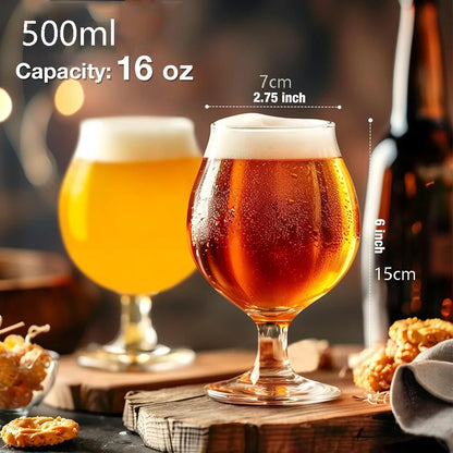 500 ml Biergläser, klassische Bastelbecher, Premium-Becher-Set, Pub, Biergläser mit einzigartigem Design, spülmaschinenfest