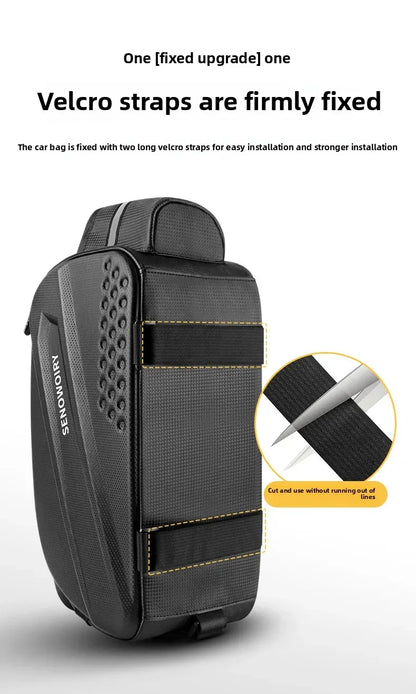 MTB Camel Bag faltbare Rücksitz-Aufbewahrung E-Bike kompatibel wasserdichte Fahrradausrüstung Schnellverschluss-Design Fahrradzubehör