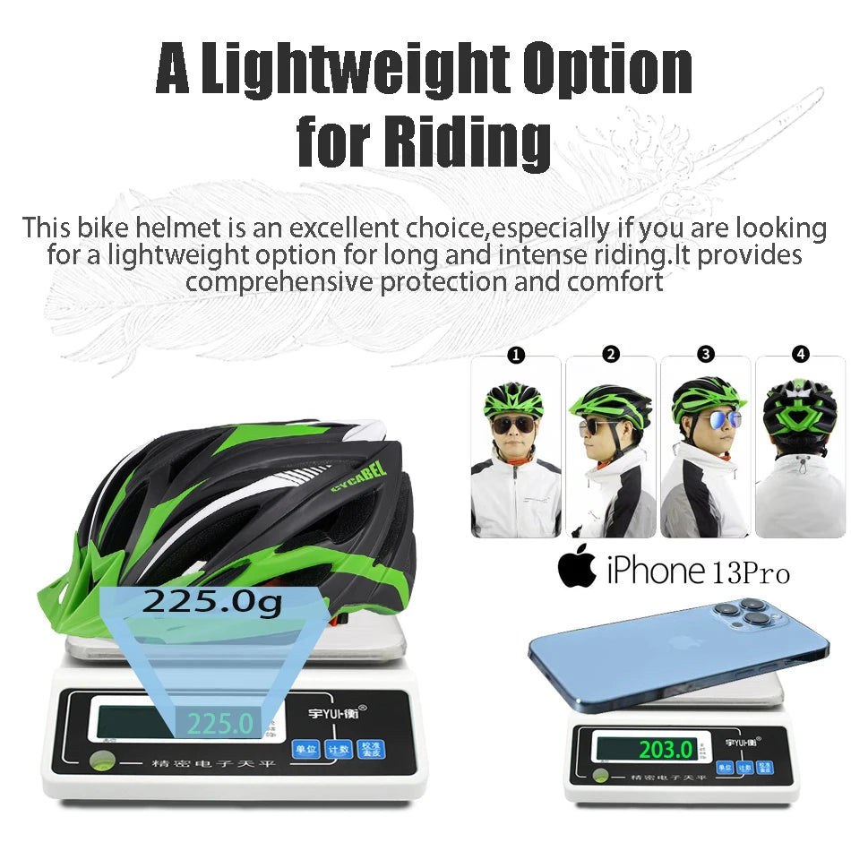 Neuer ultraleichter Fahrradhelm, Fahrradschutzkappe, Fahrradhelm für Damen und Herren, Rennrad-Ausrüstung, Full Edge Wrapp MTB-Helme