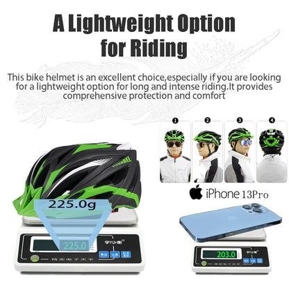 Neuer ultraleichter Fahrradhelm, Fahrradschutzkappe, Fahrradhelm für Damen und Herren, Rennrad-Ausrüstung, Full Edge Wrapp MTB-Helme