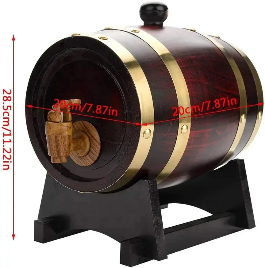 1L/1,5 L/3L Holz Wein Barrel Vintage Eiche Bier Brauen Zubehör Whisky Lagerung Container Hause Dekoration wein Bar Werkzeuge