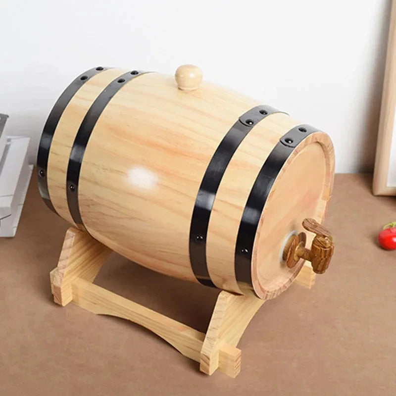 1L/1,5 L/3L Holz Wein Barrel Vintage Eiche Bier Brauen Zubehör Whisky Lagerung Container Hause Dekoration wein Bar Werkzeuge