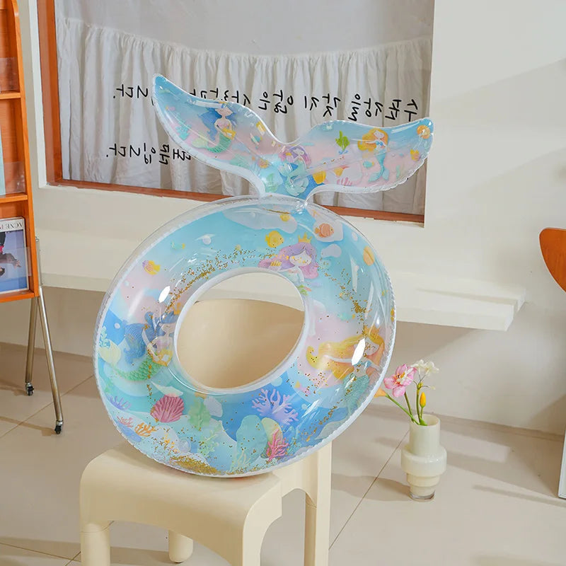 Rooxin Pool Float Aufblasbarer Schwimmring Rohr Erwachsener Schwimmring für Sommer Wassersport Schwimmkreis Schwimmen Schwimmend