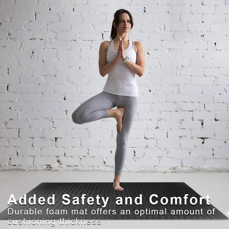 12/16 Stück Puzzle Fitness Matte Sport matten, Eva Interlocking Schaum Bodenfliesen für Fitness studio, Fitness geräte Matte, Boden matte für Kinder 30 cm