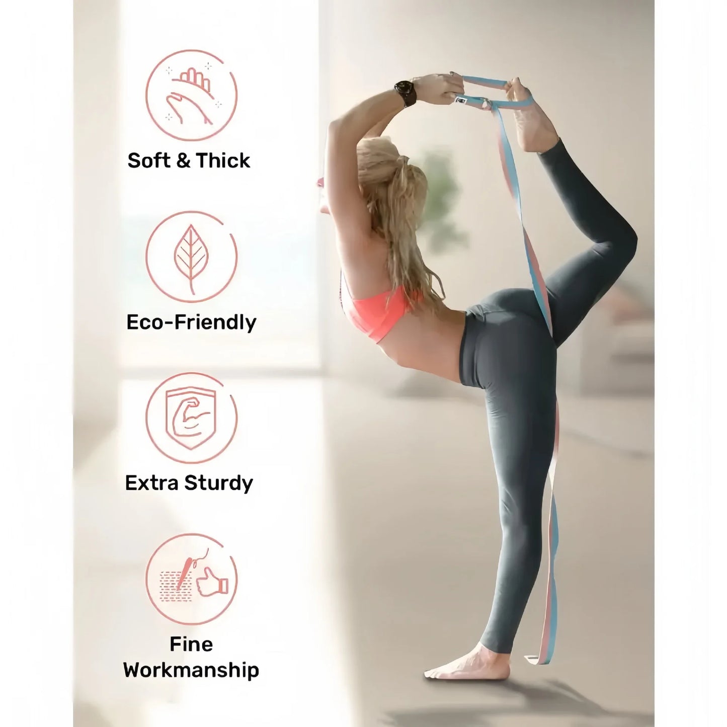 13-teiliges Pilates-Ball-Set, Widerstandsbänder und perfekt mehr und Ausrüstung für Heimtraining, Pilates-Ring für Heim-Pilates-Ausrüstung