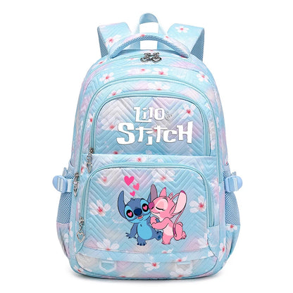Lilo Stitch Wasserdichter Rucksack mit großem Fassungsvermögen für Damen und Mädchen, Tagesrucksack, leichte Schultasche, lässiger Reiserucksack