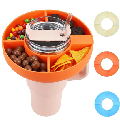 Snackschale für Stanley 40oz Becher mit Griff, für Stanley Cup Zubehör Snack-Tablett
