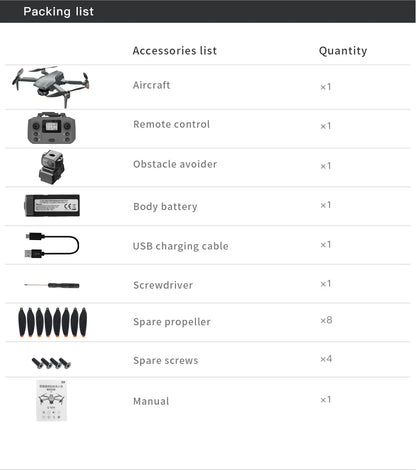 L600 PRO GPS-Drohne, professionelle 4K HD Dual-Kamera 360° °   Hindernisvermeidung Bürstenloser Motor 5G WIFI FPV RC Quadcopter Spielzeug Eders