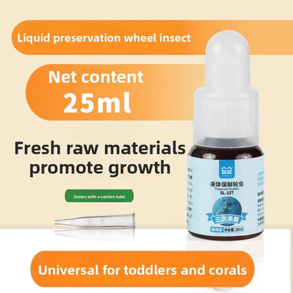 Sunsun Baby Fish Starter Food – geschraffte Salzlake-Garnelen zum Braten – Aquatisches, proteinreiches Mikropulver für Betta, Guppy und Livebearers