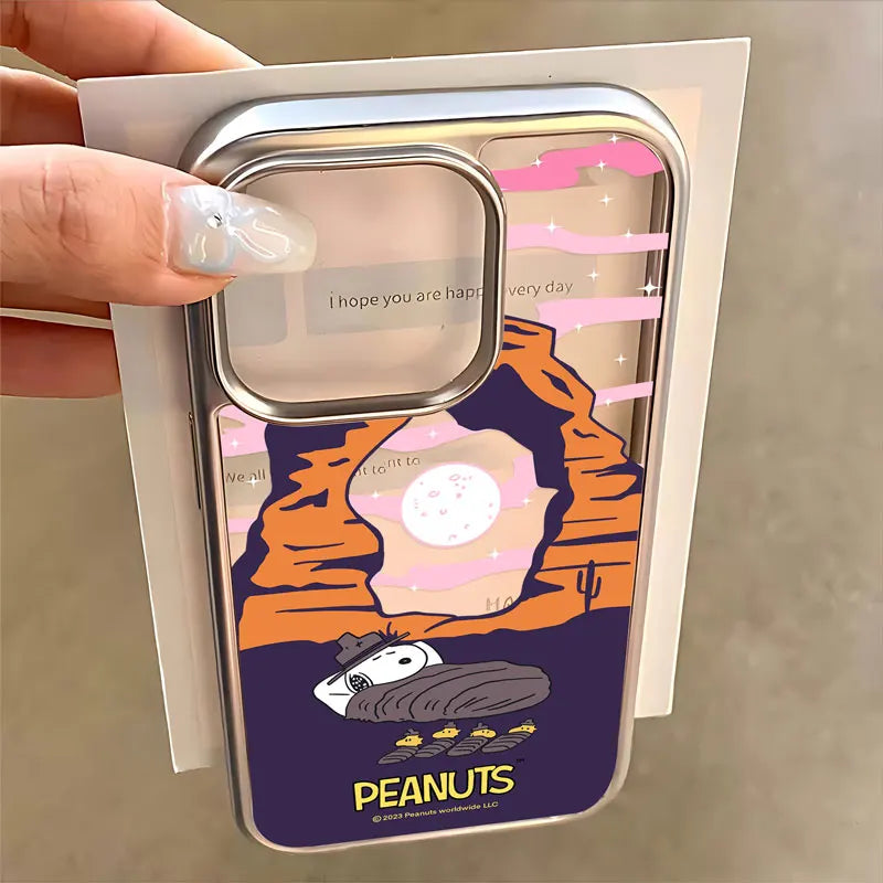 Cartoon Luxus S-Snoopies Heißer Telefon Fall Für IPhone 17 16 15 14 13 12 11 Pro Max 17 Air X XR XSMAX 16E 8 7 Plus Anti Fall Abdeckung