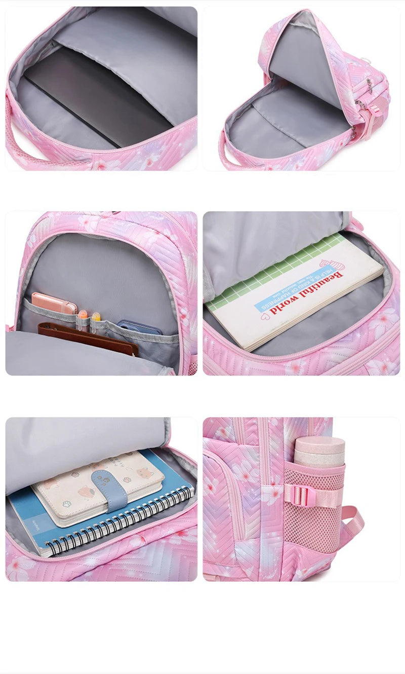 Lilo Stitch Wasserdichter Rucksack mit großem Fassungsvermögen für Damen und Mädchen, Tagesrucksack, leichte Schultasche, lässiger Reiserucksack