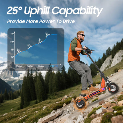 TOFUN TF3 Elektroroller 1000W Motor 48V13Ah Batterie Erwachsene Sport Road Mountain E-Scooter 10 Zoll Reifen Schnee Faltbarer EScooter