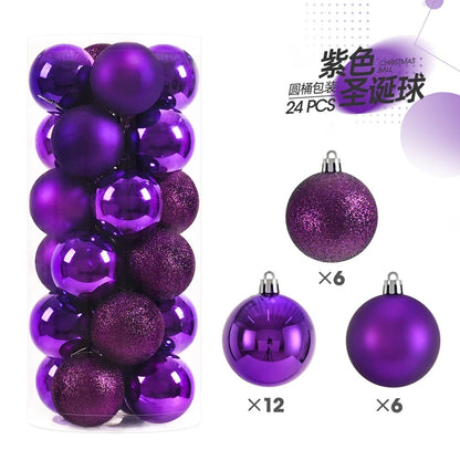 24/36Pcs Weihnachten Dekoration 3/4CM Kugeln Hängen Weihnachten Baum Anhänger Ornamente für Home Party Decor neue Jahr Geschenk Zubehör