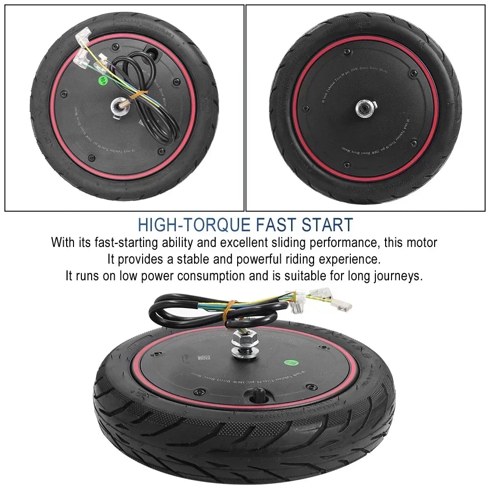 10 Zoll 60/70-7,0 36 V 350 W Motorrad Reifen für Xiaomi 4 Pro Motor Kabel Anti-skid Anti-strahl Reifen Elektrische Roller Zubehör