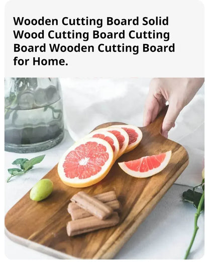 Holzschneidebrett mit Griff, Küche, Haushalt, Servierbrett, Holz-Käsebrett, Charcuterie-Brett für Brot, Obstteller