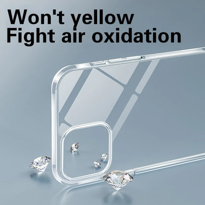 Klare Handyhülle für iPhone 11 12 13 14 15 Pro Max, stoßfeste, transparente Softcover-Hülle für iPhone XS MAX XR 7 8 Plus 6 6s