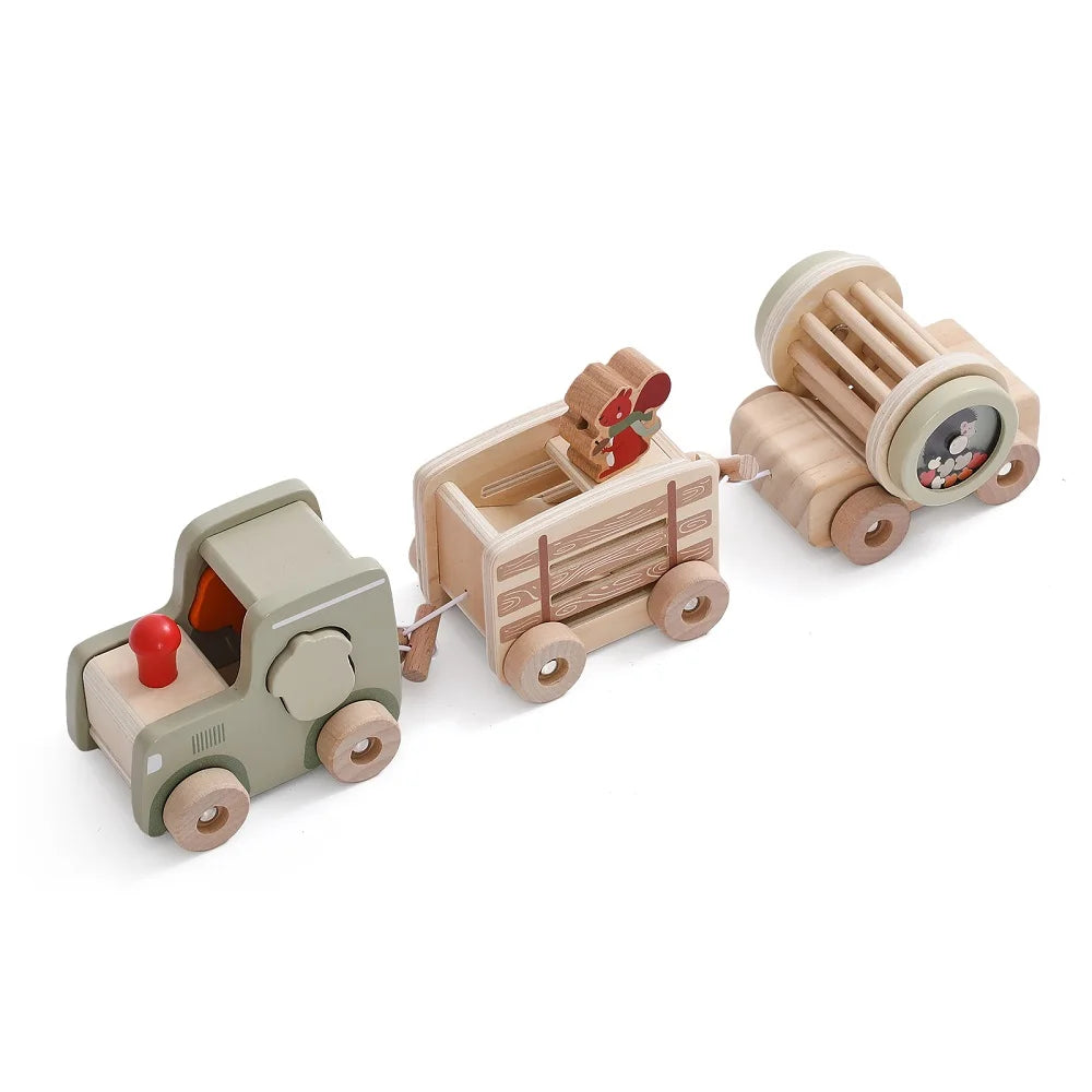 Baby Holz Montessori Spielzeug Bandstand Modell Abnehmbare Set Mobile Trommel Kinder Puzzle Lernen Spielzeug Für Neugeborene Geburtstag Geschenk