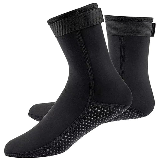 Winter 3mm Neopren Gummi Tauchen Socken Anti-Slip Erwachsene Warme Patch Elastische Tauchen Schuhe Schwimmen Schnorcheln Surfen stiefel