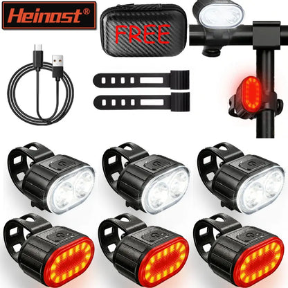 Radfahren Fahrrad Vorne Hinten Licht/Set Fahrrad Verteidigung Taschenlampe Stick MTB Wasserdichte Rücklicht LED Laterne Fahrrad Zubehör