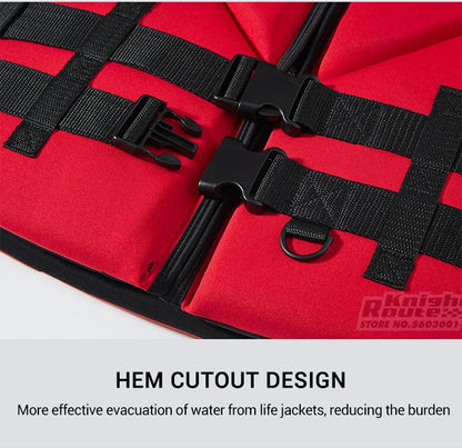 Schwimmweste Erwachsene Surf Schwimmweste Kajak Wakeboard Motorboote Floß Rettungsboot Wassersport Schwimmen Drifting Rettungs schwimmweste