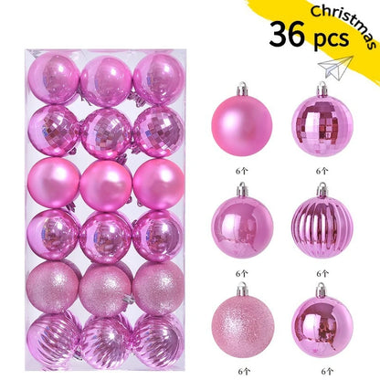 24/36Pcs Weihnachten Dekoration 3/4CM Kugeln Hängen Weihnachten Baum Anhänger Ornamente für Home Party Decor neue Jahr Geschenk Zubehör