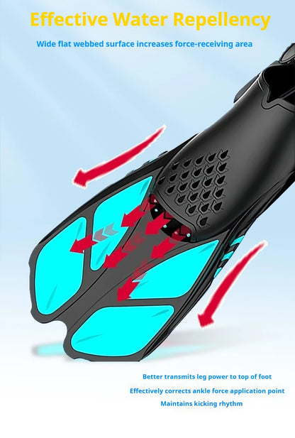 1 Paar verstellbare Schnallen-Schnorchelflossen mit offenem Absatz für Erwachsene, Männer und Frauen, Tauchen, Schwimmausrüstung, Outdoor-Wassersport