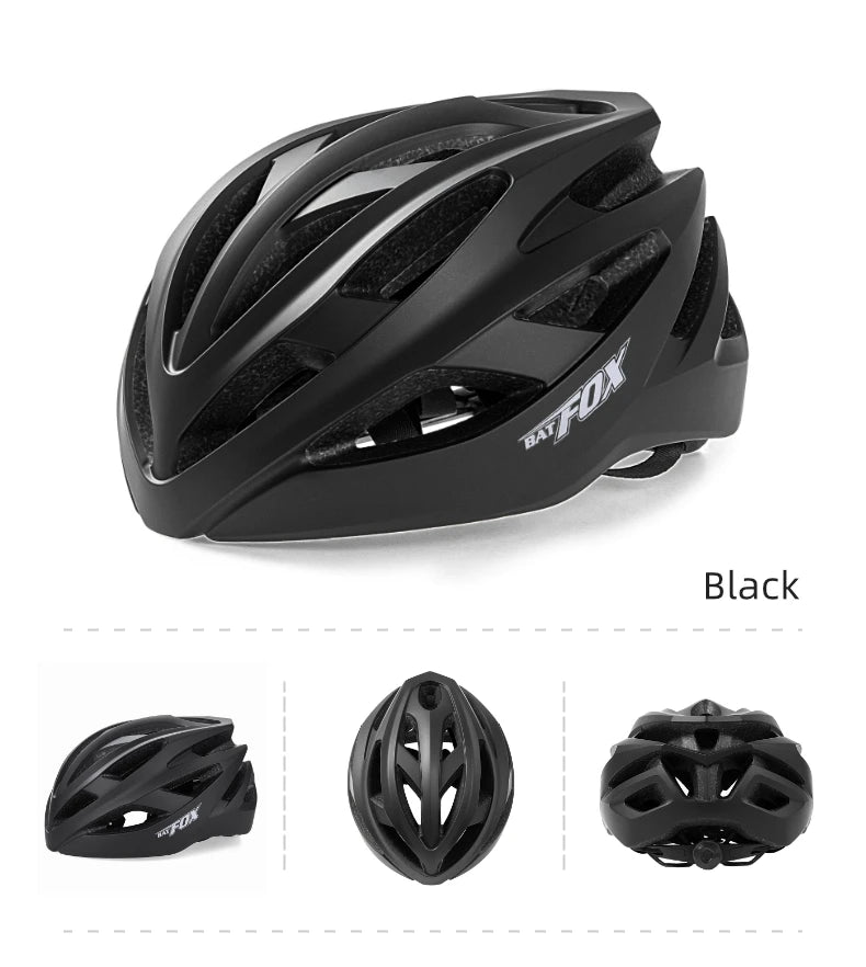 BATFOX MTB Helm Radfahren Herren Fahrradhelm Casco Bicicleta Ultralight Racing Speedframe Mountain Road Fahrradhelme
