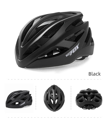 BATFOX MTB Helm Radfahren Herren Fahrradhelm Casco Bicicleta Ultralight Racing Speedframe Mountain Road Fahrradhelme