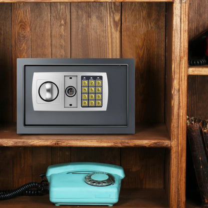 Heimaufbewahrungs-Safe, Sicherheitsbox, Brustschloss, 8,5 l Ziffern-Sicherheitskoffer, praktische Aufbewahrung, sichere Verriegelung, sichere Brust-Sicherheitsbox, 2 Schlüssel