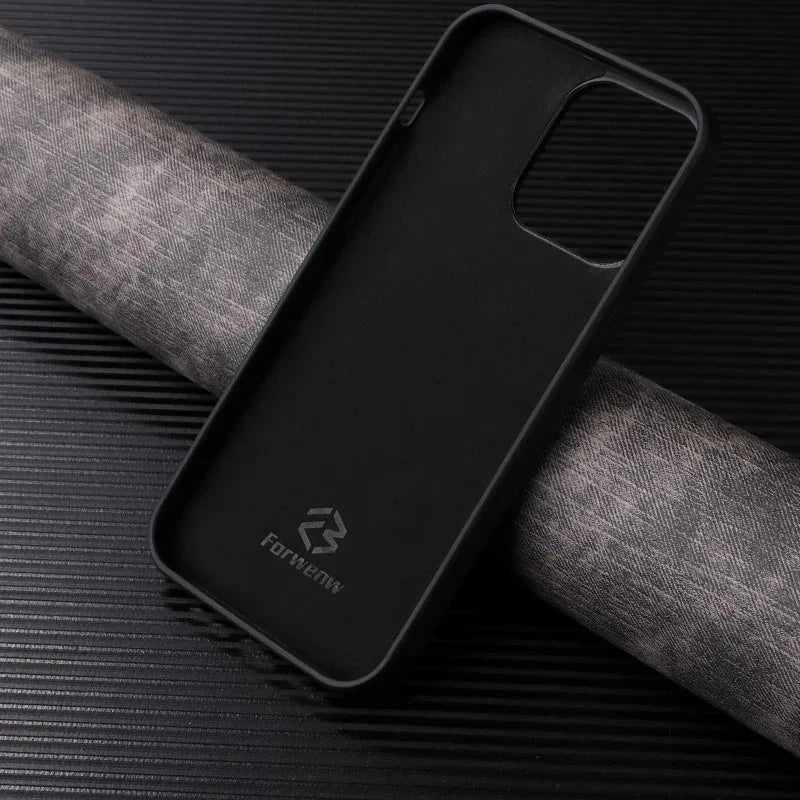 Retro-Kartenhalter-Handyhülle für iPhone 17 16 15 14 13 12 11 Pro Max 16E Air XS XR SE 7 8 Plus Business Wallet PU-Lederhülle