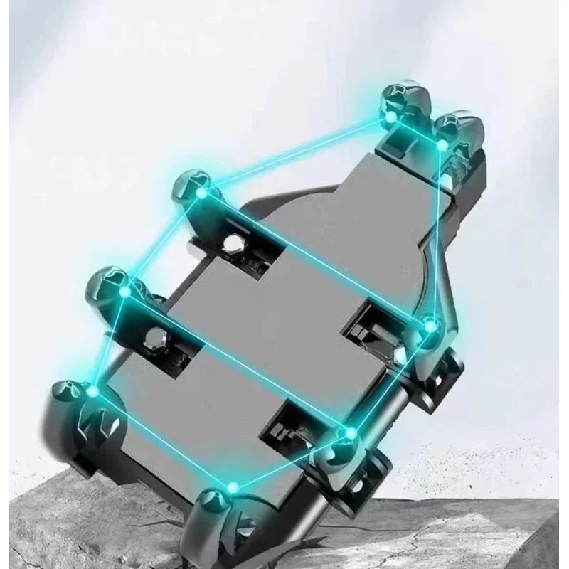 Neue Universal Verbesserte Acht Krallen Handy Halter für Motorrad Roller ATV Fahrrad E-bike Handy Halterung