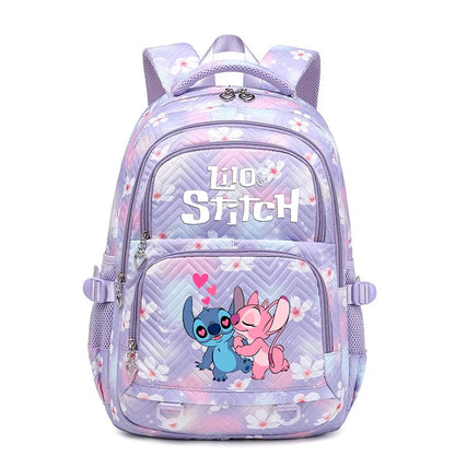Lilo Stitch Wasserdichter Rucksack mit großem Fassungsvermögen für Damen und Mädchen, Tagesrucksack, leichte Schultasche, lässiger Reiserucksack