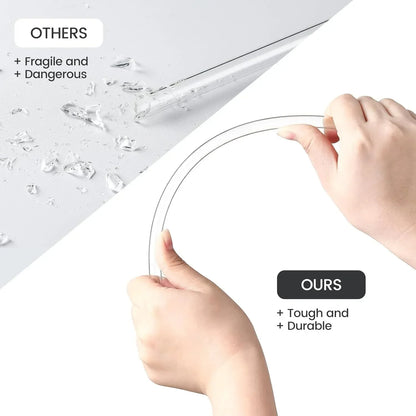 Ersatzstrohhalme für Stanley 40 oz Tassenbecher, 12er-Pack transparente wiederverwendbare Kunststoffstrohhalme, 2 Strohbürsten, für Stanley Cup