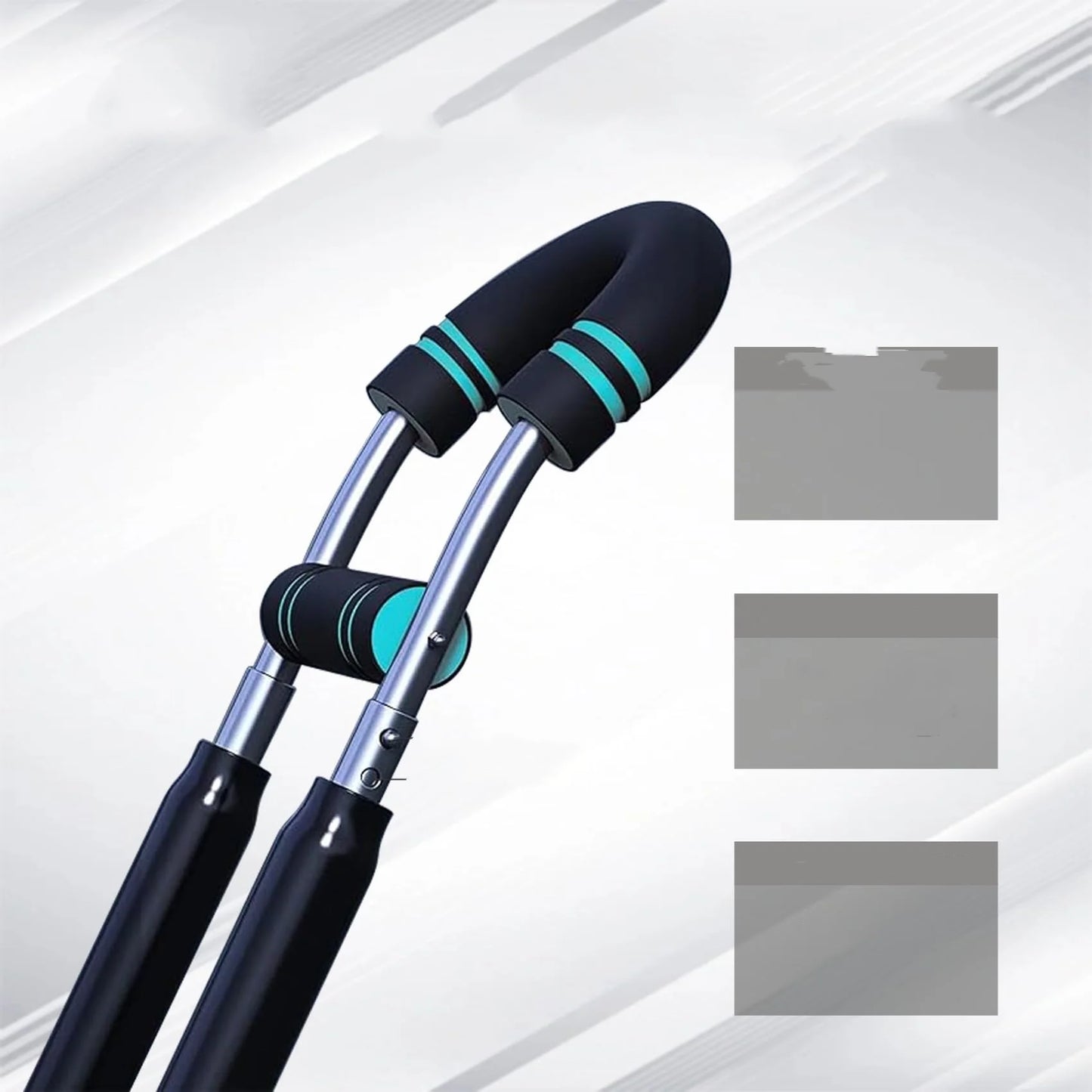 Verstellbarer Armtrainer mit Widerstandsbändern, abnehmbarer Brustexpander für das Krafttraining des Oberkörpers, Heim-Fitnessgeräte