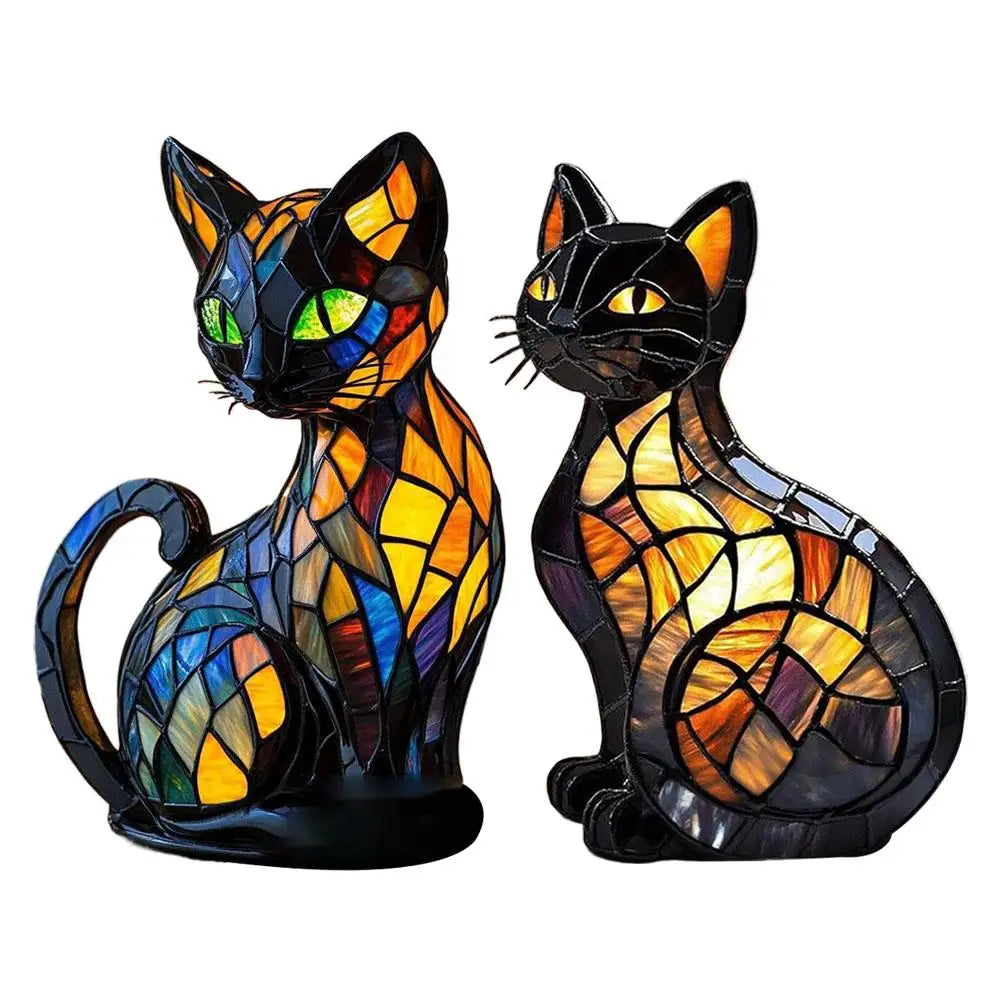 3D süße Katze magische bunte Dekor LED-Licht USB-betrieben langlebige Dekoration für Schlafzimmer Schreibtisch Home Office 3D dreidimensionales Design